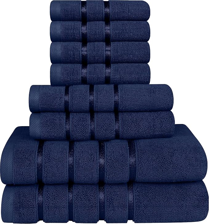 Utopia Towels 8 Piece Luxury Towel Set, 2 Bath, 2 Hand, and 4 Wash Cloths - Image 4