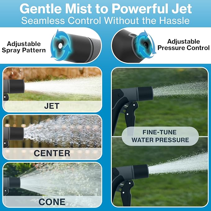 Aquor Utility Spray Nozzle – Heavy-Duty Garden Hose Nozzle - Image 3