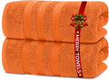 RIVERSIDE Pack of 2 Extra Large Bath Sheets 35 x 70 Inches by RIVERSIDE