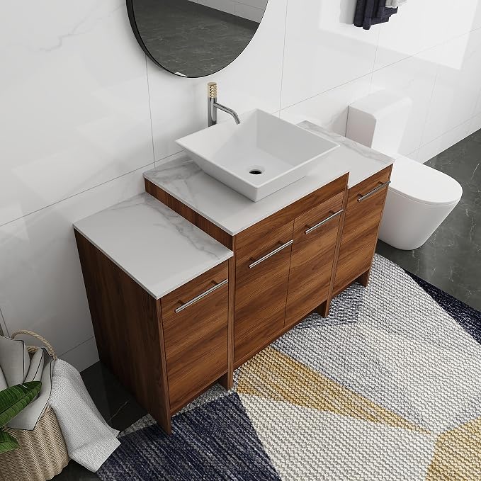 48 Inch Bathroom Vanity with Sink, Mordern Bathroom Vanity, Single Sink - Image 9
