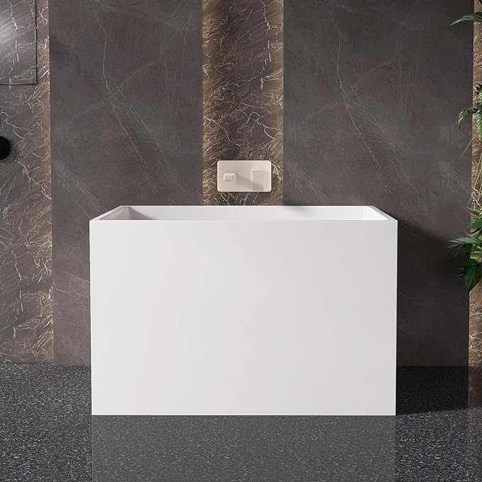 39" Acrylic Freestanding Bathtubs, Stand Alone Tub, Japanese Soaking Tub - Image 4