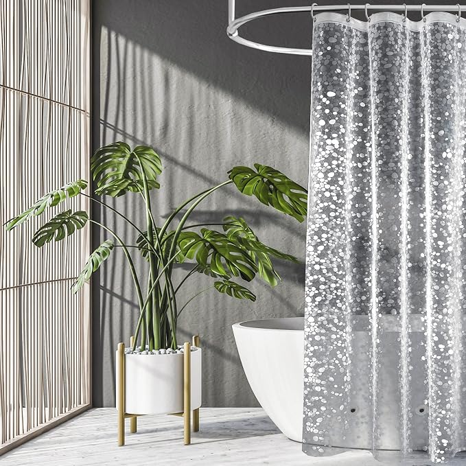 UFRIDAY Stall Shower Curtain Liner 36x72 Inch, EVA Plastic Waterproof Shower by UFRIDAY