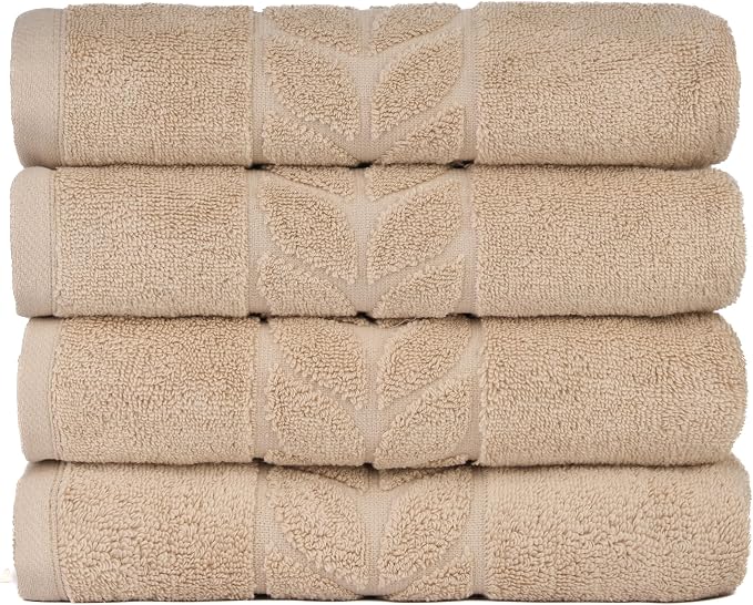 BAGNO MILANO Organic Turkish Cotton Bath Towels, Luxury Jacquard Collection by BagnoMilanoLuxurySoftness
