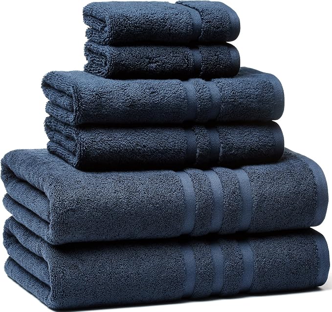 Veteran Textile LLC, Luxury Hotel & Spa, Turkish Cotton, 6 Pieces Towels Set by VETERANTEXTILETOWELS
