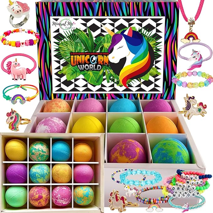Unicorn Bath Bombs for Girls by MineralMeCalifornia