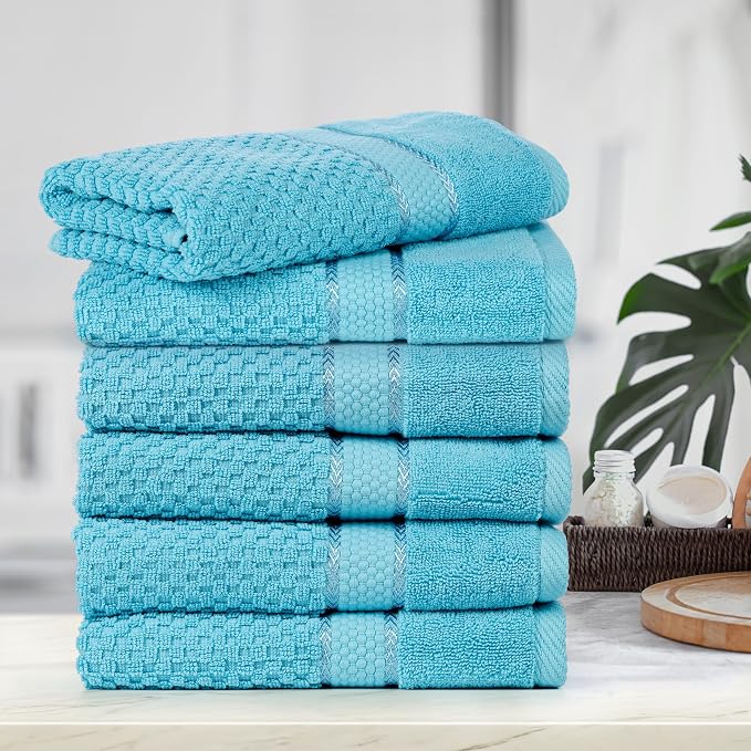 Ample Decor Bathroom Hand Towel 18 X 28 Inch 600 GSM 100% Cotton - Image 2