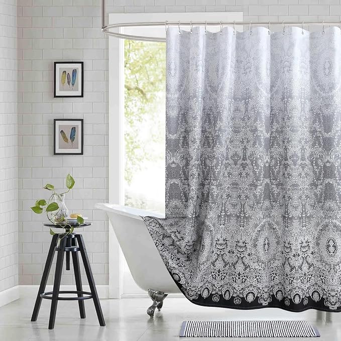 78 Inch Long Shower Curtain by BESTRIPES