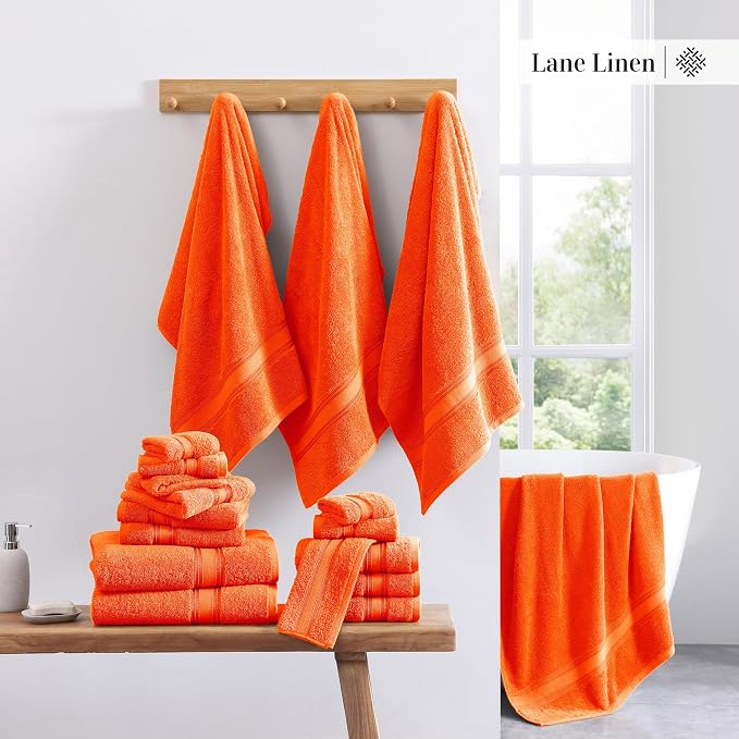 LANE LINEN Luxury 12 Piece Bath Towel Set - Image 5