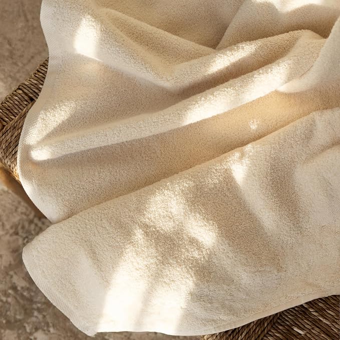 SALBAKOS 100% Turkish Cotton Jumbo Bath Sheet Towel Oversized 40x80 inch | - Image 4
