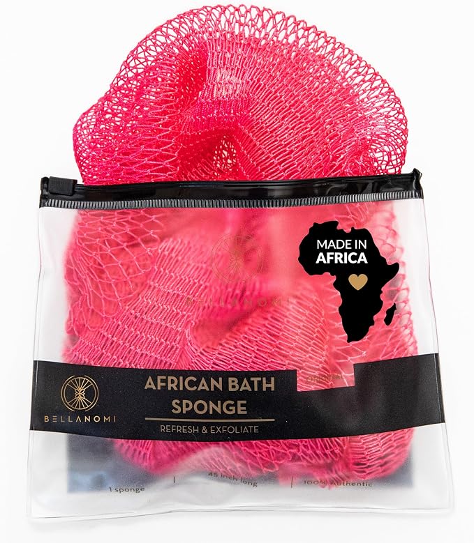 BELLANOMI African Exfoliating Net Sponge, Ethically sourced from Nigeria by Bellanomi