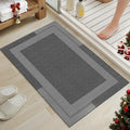 Non Slip Bath Mat, Rubber Backing Ultra Thin Bathroom Rugs Fit Under Door Quick by YDKGL