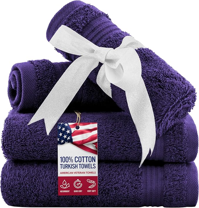 American Veteran Towel, 100% Cotton Turkish Washcloths by American+Veteran+Towel