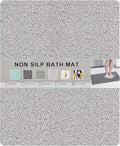 Nonslip Bathtub Mat, Anti Slip Bath Mat 0.6" Extra Thick, Quick Dry Bath Tub by Rzoysia