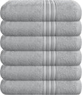 BOUTIQUO Ultra Soft Cotton 6 -Piece Hand Towel Set 16x24 Inch, Spa & General by BOUTIQUO
