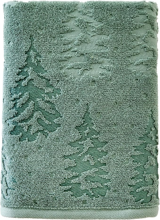 SKL Home Fall/Christmas/Winter Wispy Trees Premium Cotton Blend Bath Towel by SKLHomebySaturdayKnightLtd