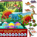 Bath Bombs for Kids with Surprise Toys Inside Plus Dinosaur Puzzle by MineralMeCalifornia