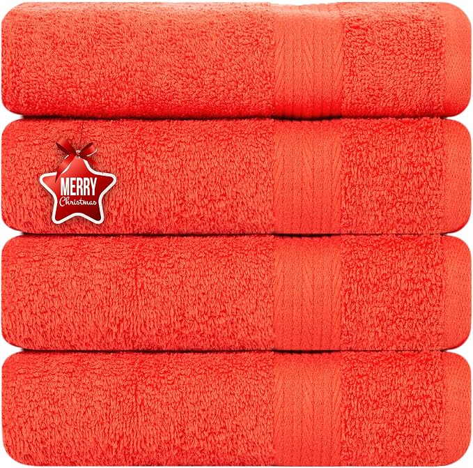 Ample Decor Hand Towels for Bathroom 18 X 28 Inch 600 GSM 100% Cotton, Soft by AmpleDecor