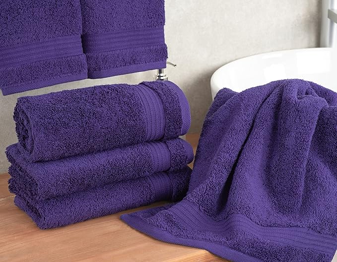 Cotton Paradise Hand Towels for Bathroom, 100% Cotton Turkish 4 Piece Hand - Image 3