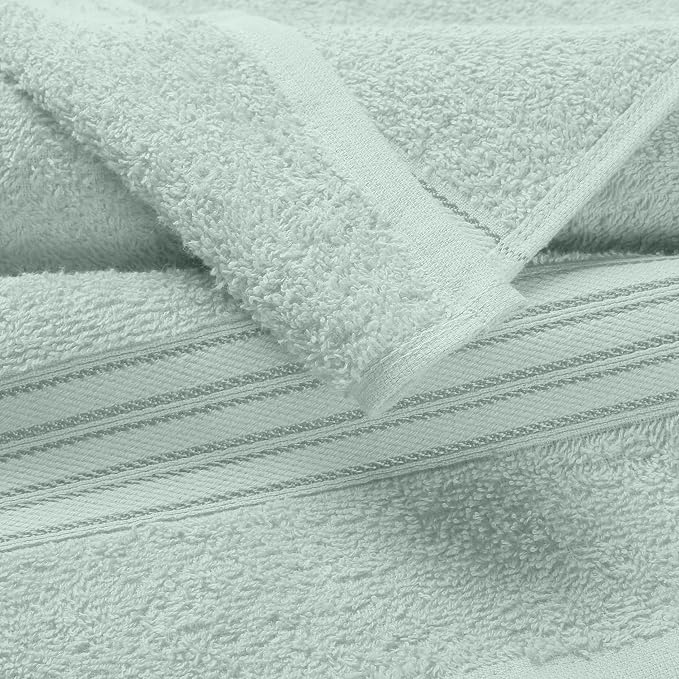 BOUTIQUO Ultra Soft Cotton 6 -Piece Hand Towel Set 16x24 Inch, Spa & General - Image 2