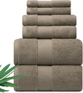 Ultra Soft & Plush Viscose from Bamboo Bath Towels by AlusaHome