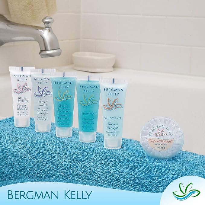 BERGMAN KELLY Hotel Toiletries Bundle 4-Piece Set: 50 Rectangular Bar Soap - Image 6