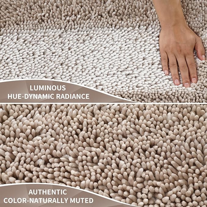 Yimobra Long Bathroom Rugs Runner 55x24 Inch, Extra Thick Soft Absorbent - Image 3