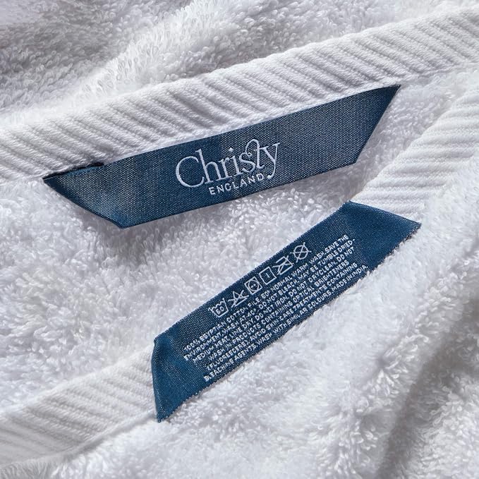 Christy Renaissance 6 Piece Towel Set | White | 100% Egyptian Cotton | - Image 7