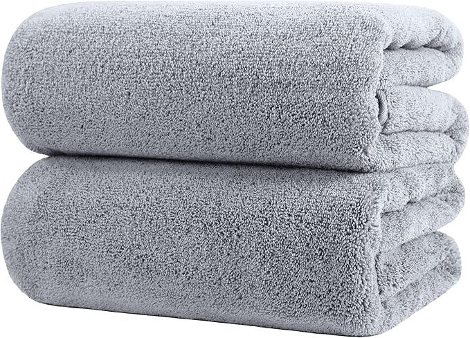 POLYTE Quick Dry Lint Free Microfiber Bath Sheet, 35 x 70 in by Polyte