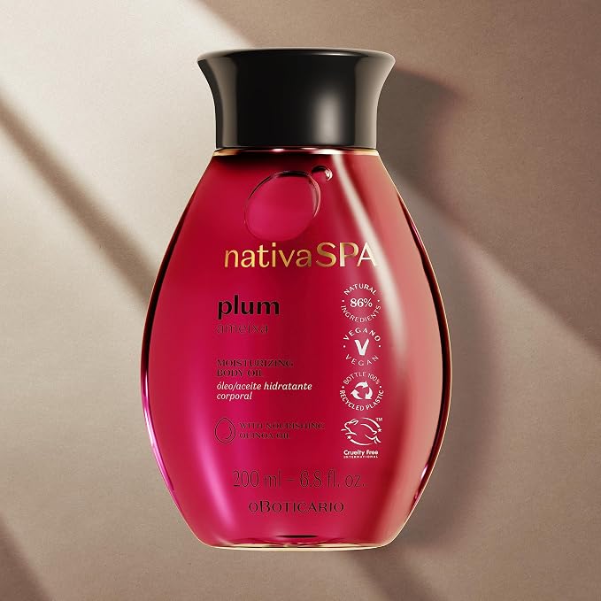 Nativa SPA by O Boticario Plum Body Oil, Enriched - Image 4