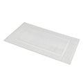 Amazon Basics Banded Bathroom Bath Rug Mat, Soft Silver, 31 inches L x 20 by AmazonBasics