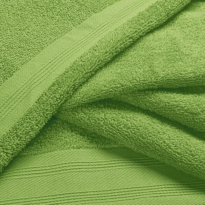Ultra Soft 3 Pack Cotton Towel Set, Contains a Bath Towels 28x55 inch, a Hand - Image 2