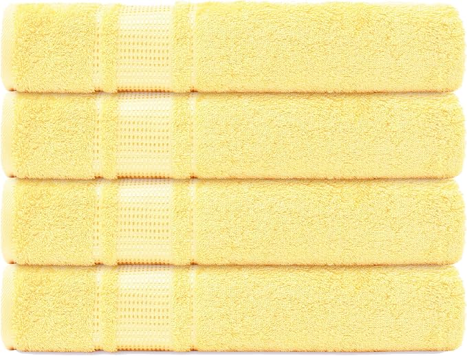Melissa Linen, Fingertip Towels 4 Pack, 100% Turkish Cotton, Small Hand Towels - Image 4