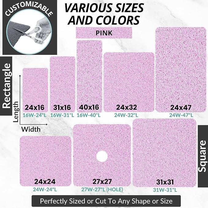 Non Slip Bathtub Mat Shower Mat - Image 6