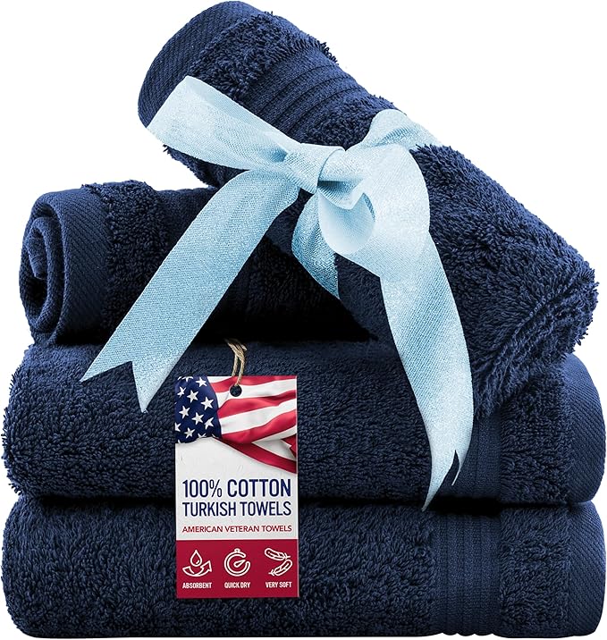American Veteran Towel, 100% Cotton Turkish Washcloths by American+Veteran+Towel