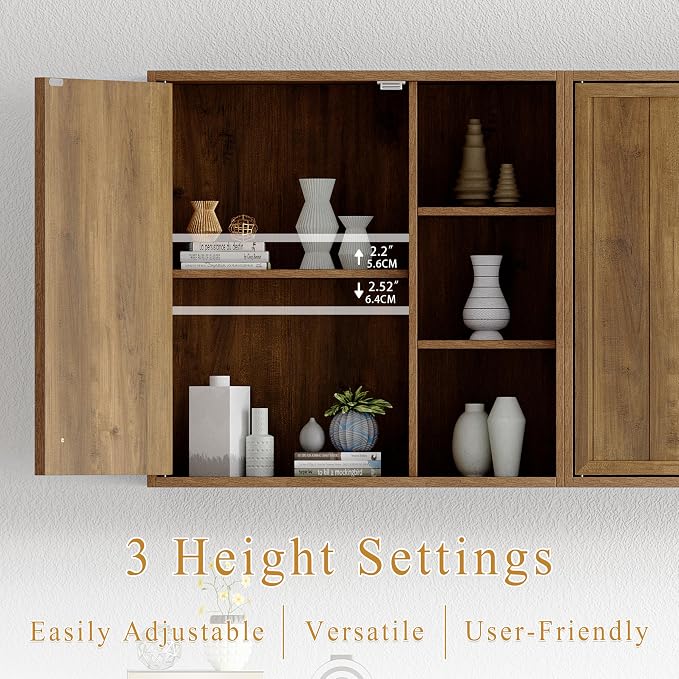Bathroom Wall Cabinet, Small Wall Cabinet Over Toilet - Image 6