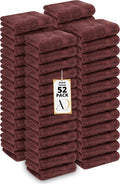 Ample Decor Hand Towel 18 X 28 Inch Pack of 52 600 GSM 100% Cotton, Soft by AmpleDecor