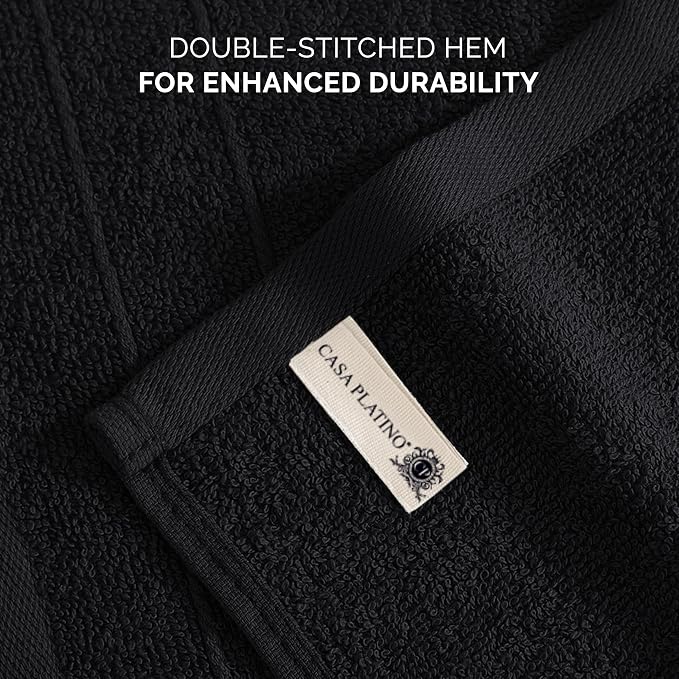 Casa Platino 100% Cotton Washcloths 12 Pack - Image 6