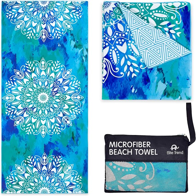 Elite Trend Quick Dry Towel Large 63x31 Inch by EliteTrend%C2%AE
