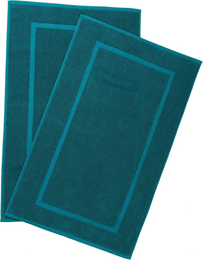HILLFAIR-900 GSM-100% Ringspun Cotton Floor Towels mat- Hotel-Spa Tub-Shower by HILLFAIR