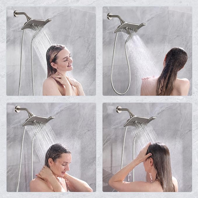 BRIGHT SHOWERS High Pressure Shower Head Combo - Image 6