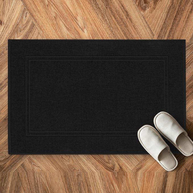 Tens Towels Pack of 2 Bath Mats 100% Cotton, 20 x 32 Inches, Super Absorbent - Image 3