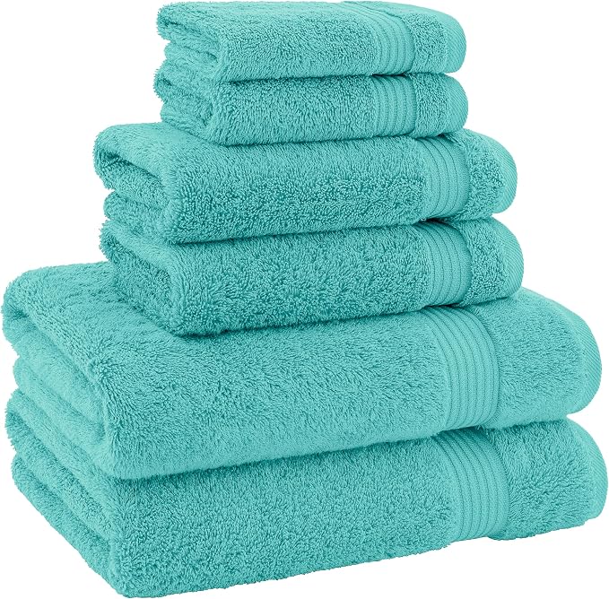 American Veteran Towel 100% Cotton Turkish 6 Piece Towel Set, Luxury Bath - Image 4