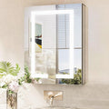 TokeShimi 20x26 Lighted Medicine Cabinet Mirrored Surface Mount 3 Color Dimmable by RefinedBathroomAccessories