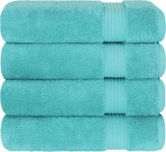 Cotton Paradise 4 Piece Turkish Bath Towels - Image 7