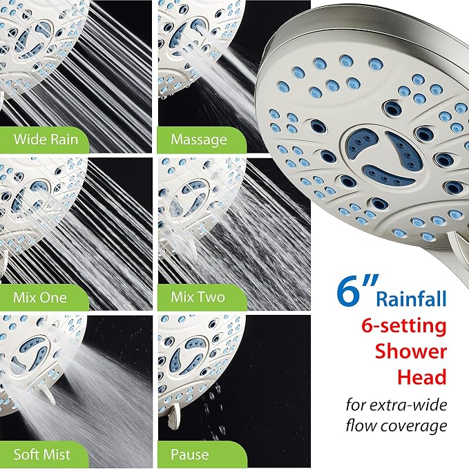 Hotel Spa AquaCare for California As-Seen-On-TV High Pressure Handheld Rain - Image 9