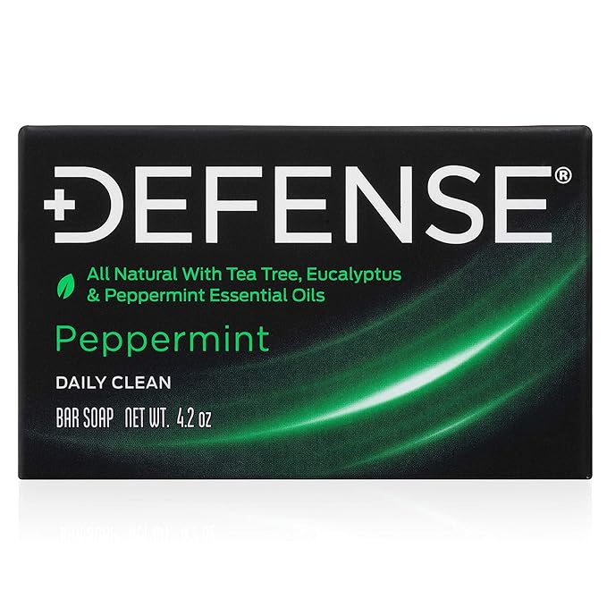Defense Soap All Natural Peppermint Bar Soap by DefenseSoap