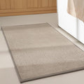 GRANNY SAYS Khaki Bathroom Rugs, Soft Chenille Bathroom Mat, Absorbent Bath by GRANNYSAYS