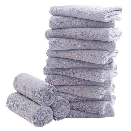 16 Pack Baby Washcloths by BAMBOO+QUEEN
