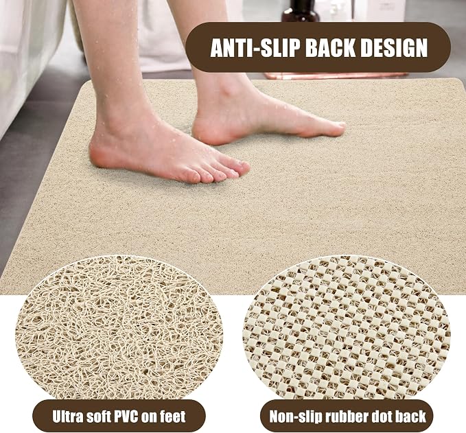HOMBYS 58 x 44 Extra Large Shower Mat - Image 4