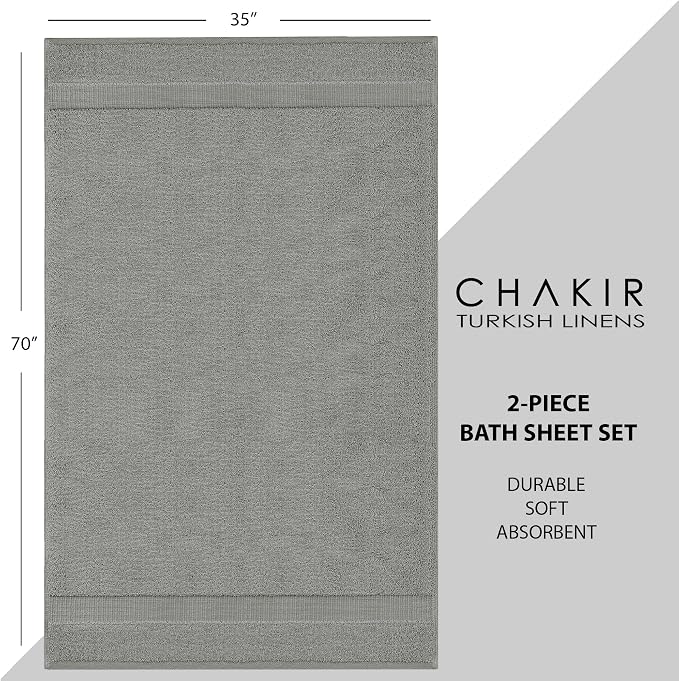Chakir Turkish Linens, 100% Cotton Premium Quality Turkish Bath Sheets - Image 6